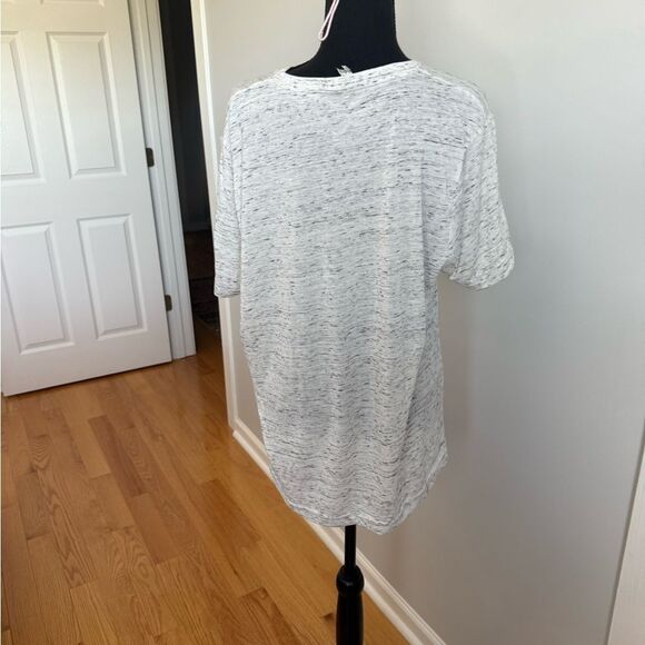 Ole Miss Bella Canvas Heathered Gray T-Shirt - Picture 3 of 4